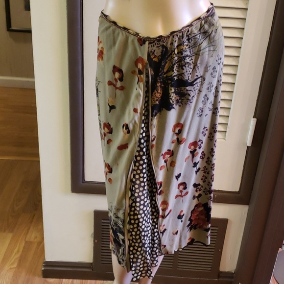 FUZZI Print Elasticized Stretch Skirt - Picture 2 of 8